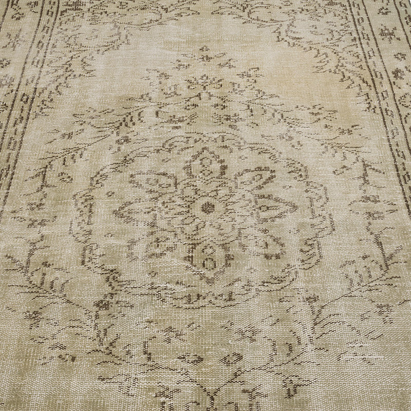 Alfombra Turca Vintage Sobre-teñida - K0088088