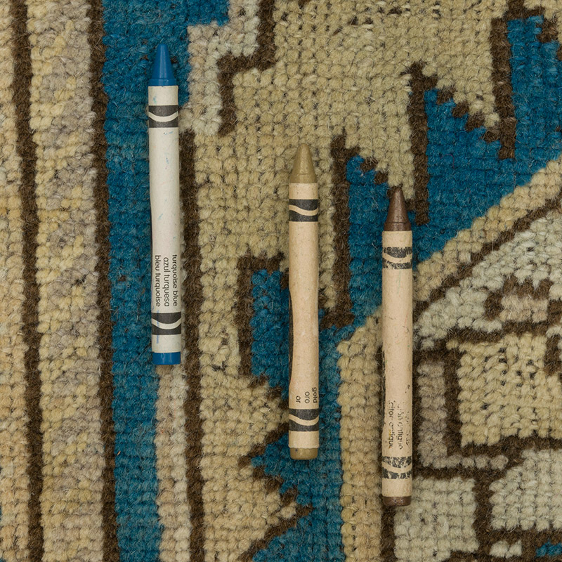 Vintage Turkish Hand-Knotted Rug - 4' 3" x 8'  (51" x 96") - K0088090