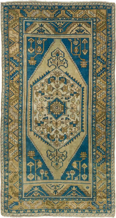 El Dokuma Vintage Halı - 130 cm x 243 cm