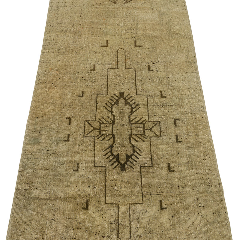 Vintage Turkish Hand-Knotted Runner - 2' 4" x 9' 5" (28" x 113") - K0088091