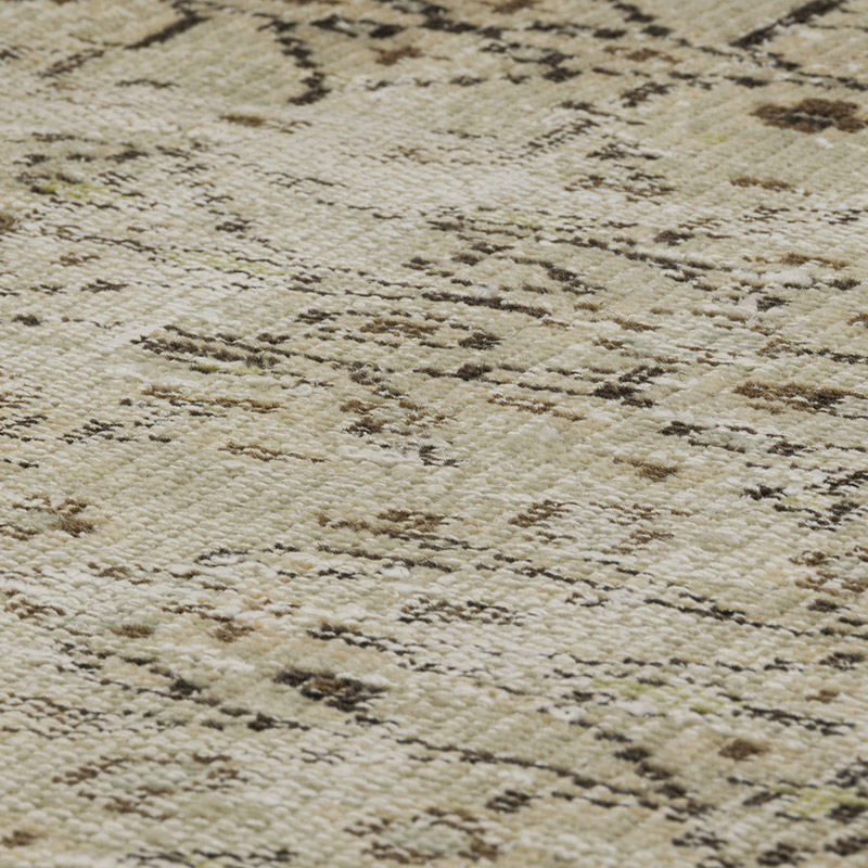 Over-dyed Vintage Hand-Knotted Turkish Rug - K0088092