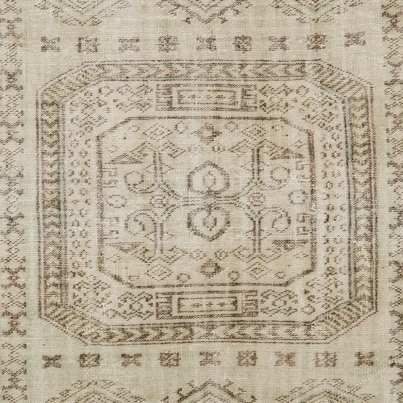 Over-dyed Vintage Hand-Knotted Turkish Rug - K0088096