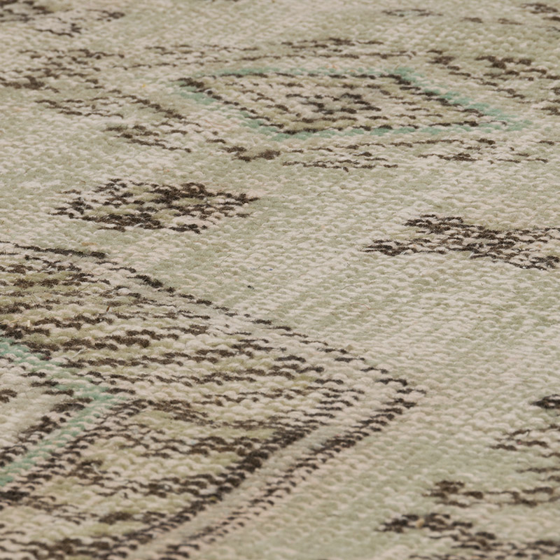Over-dyed Vintage Hand-Knotted Turkish Rug - K0088096