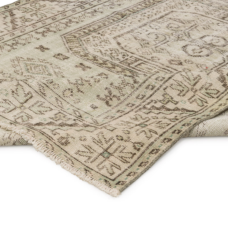 Over-dyed Vintage Hand-Knotted Turkish Rug - K0088096