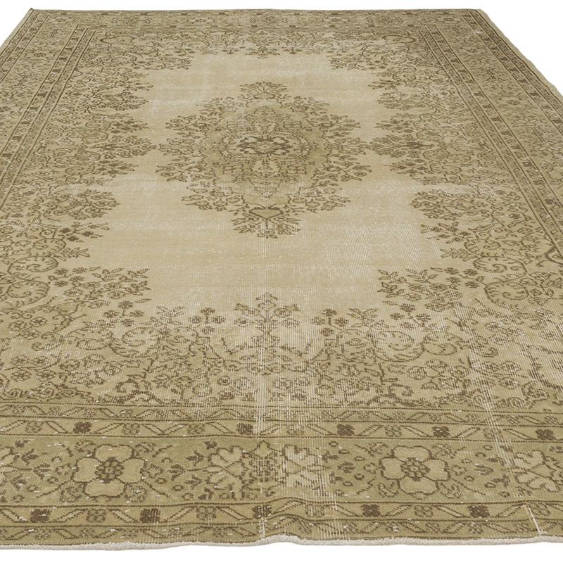 Alfombra Vintage Turca Anudada a Mano - 215 cm x 317 cm - K0088097