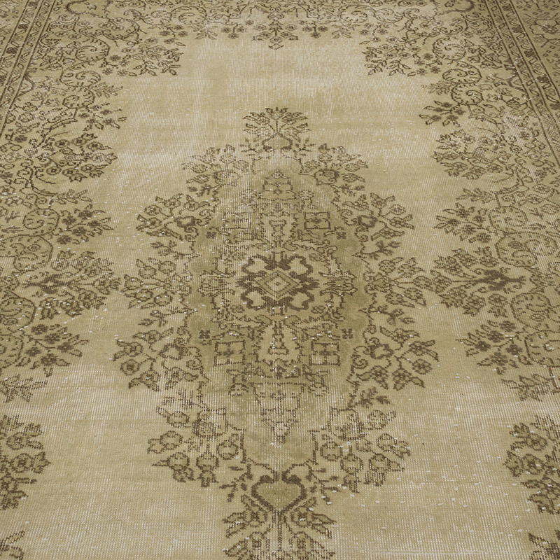 Alfombra Vintage Turca Anudada a Mano - 215 cm x 317 cm - K0088097