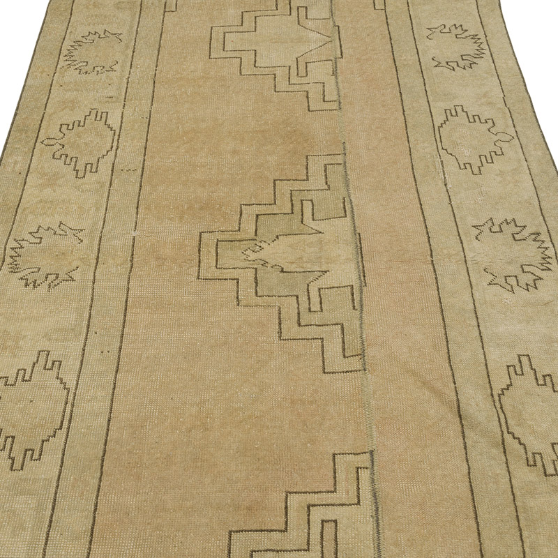 Pasillo Vintage Turco Anudado a Mano - 115 cm x 276 cm - K0088098