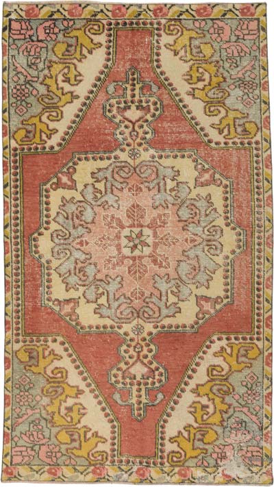 El Dokuma Vintage Hali - 122 cm x 219 cm