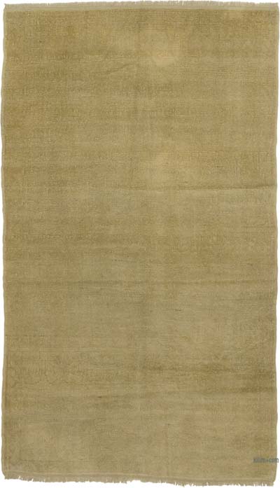 Boyalı El Dokuma Vintage Halı