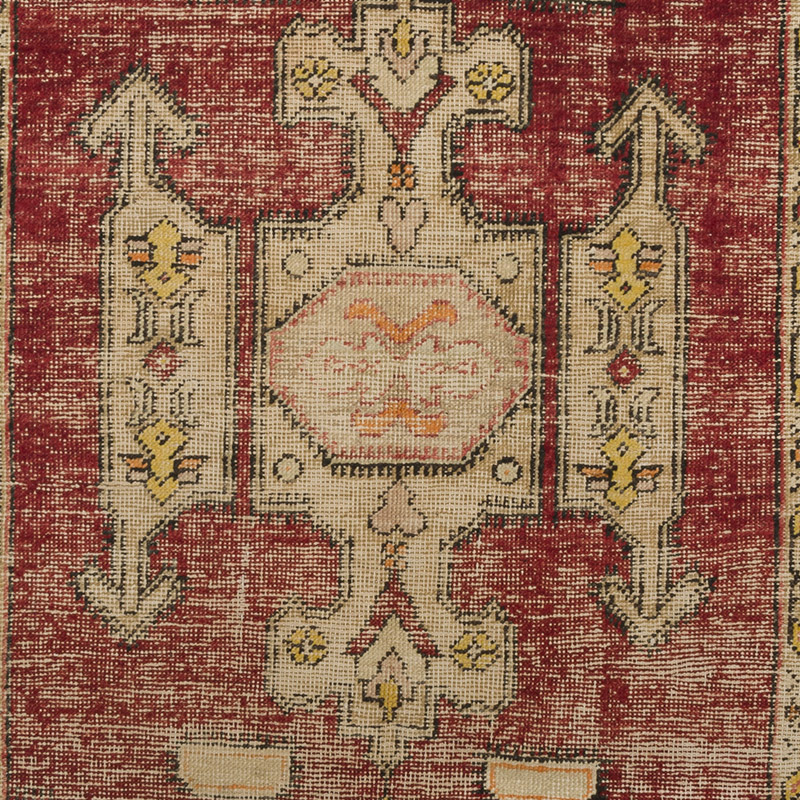 Alfombra Vintage Turca Anudada a Mano - 147 cm x 227 cm - K0088101