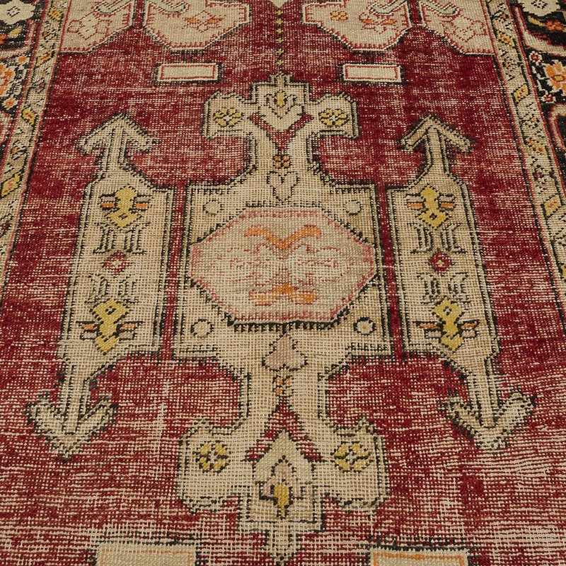 Alfombra Vintage Turca Anudada a Mano - 147 cm x 227 cm - K0088101