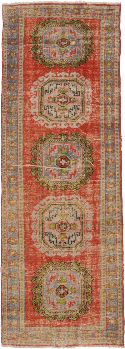 Vintage Anadolu Yolluk - 133 cm x 363 cm