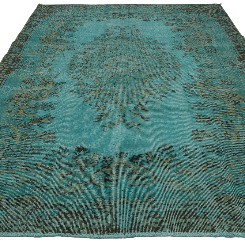 Alfombra Turca Vintage Sobre-teñida - K0088103