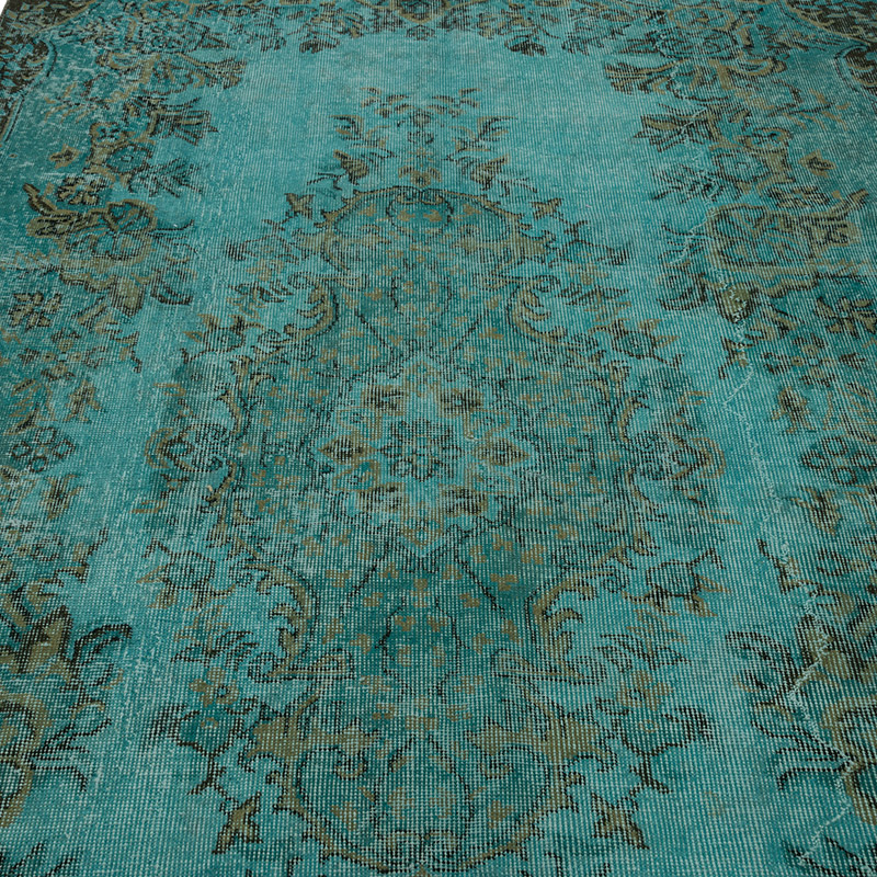 Alfombra Turca Vintage Sobre-teñida - K0088103