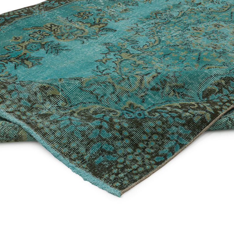 Alfombra Turca Vintage Sobre-teñida - K0088103