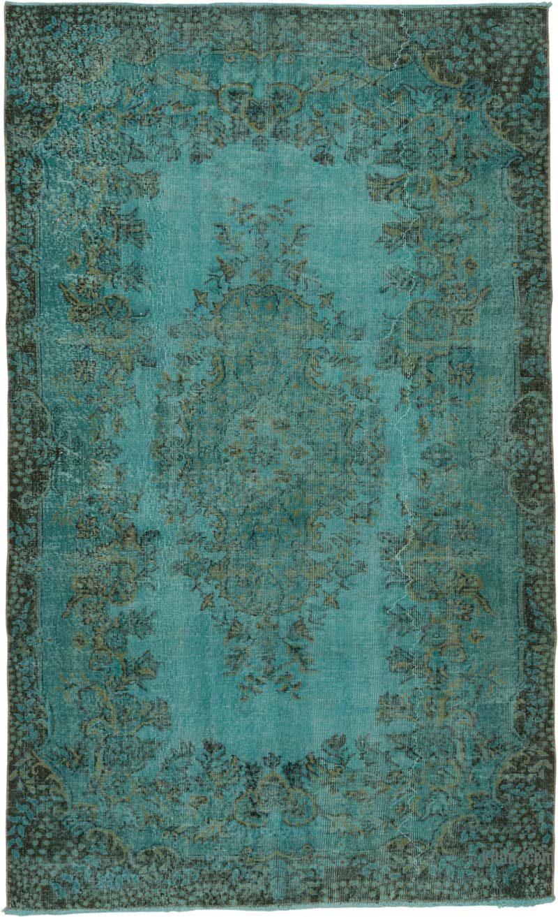 Alfombra Turca Vintage Sobre-teñida - K0088103