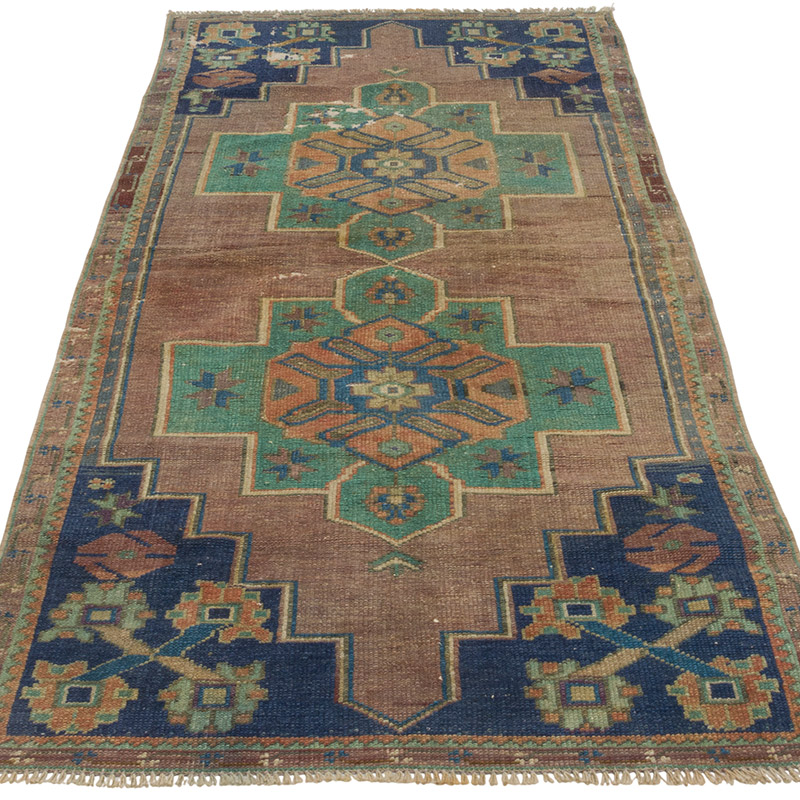 Vintage Turkish Hand-Knotted Runner - 2' 9" x 6' 9" (33" x 81") - K0088109