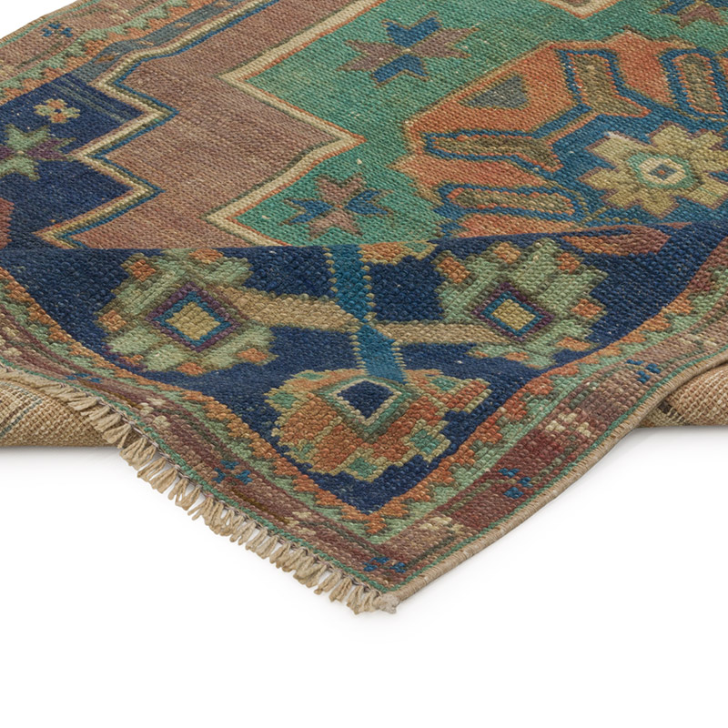 Vintage Turkish Hand-Knotted Runner - 2' 9" x 6' 9" (33" x 81") - K0088109