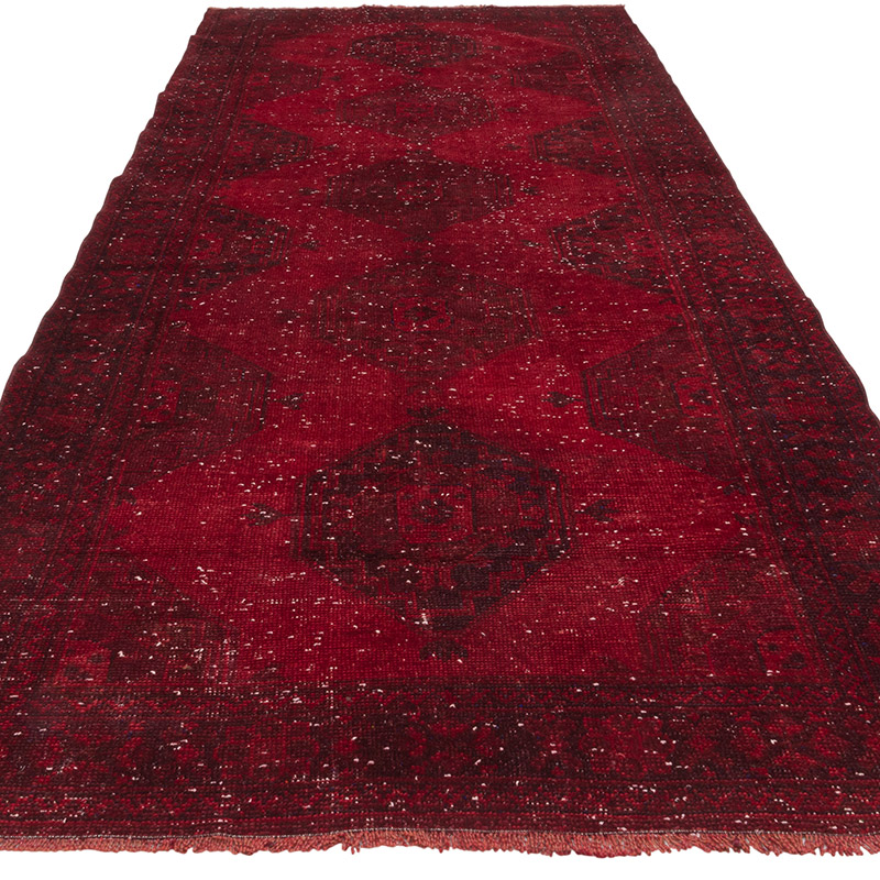 Alfombra Turca Vintage Sobre-teñida - K0088112