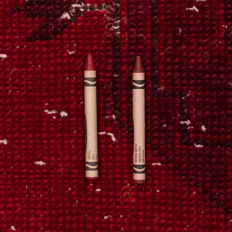 Alfombra Turca Vintage Sobre-teñida - K0088112