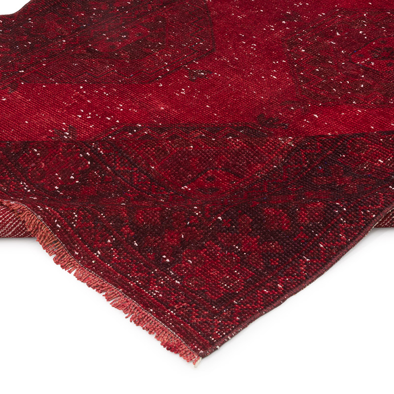 Alfombra Turca Vintage Sobre-teñida - K0088112