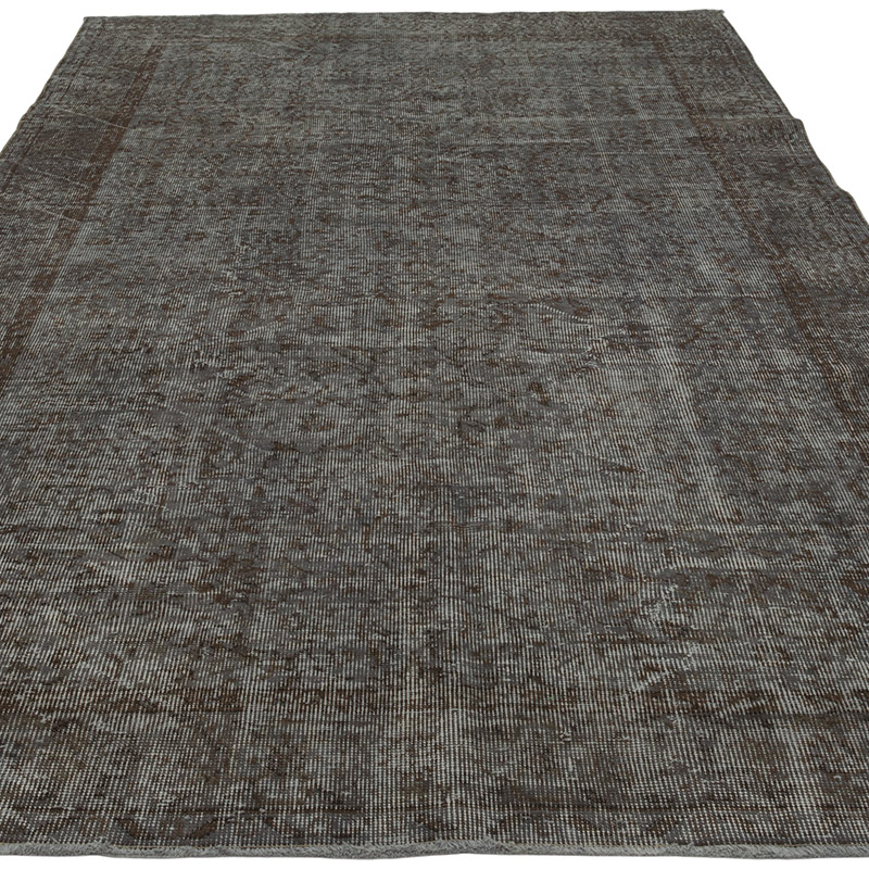 Over-dyed Vintage Hand-Knotted Turkish Rug - K0088114