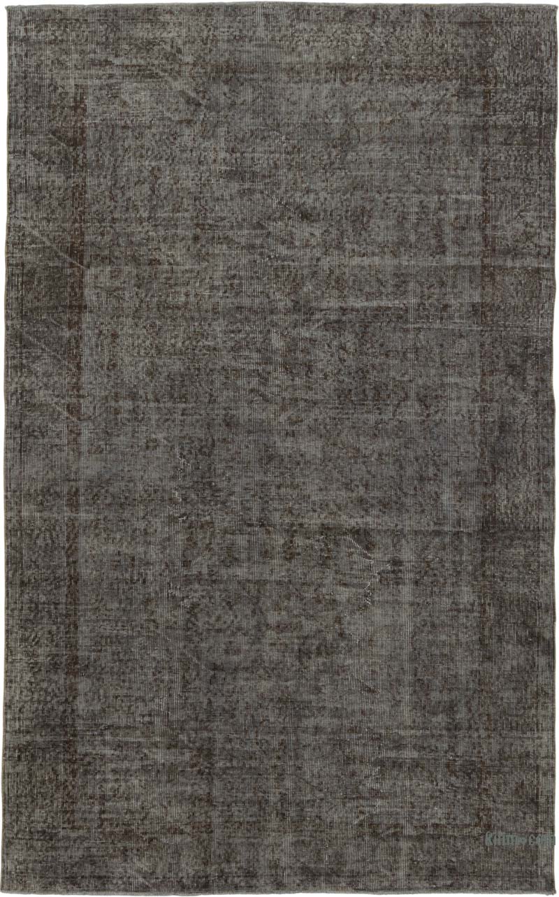 Over-dyed Vintage Hand-Knotted Turkish Rug - K0088114