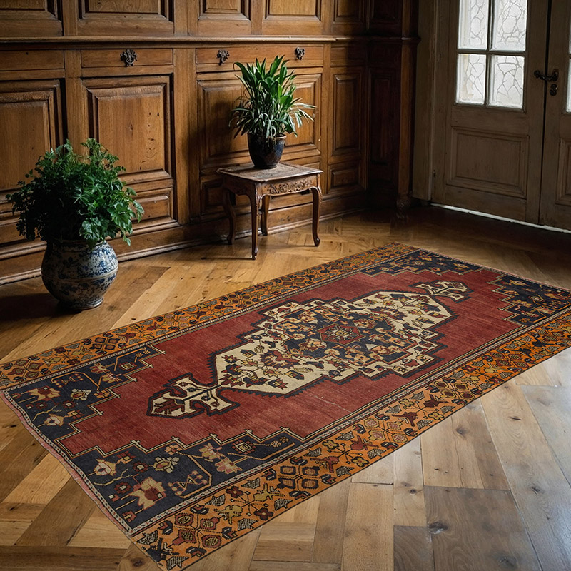 El Dokuma Vintage Hali - 155 cm x 265 cm - K0088117
