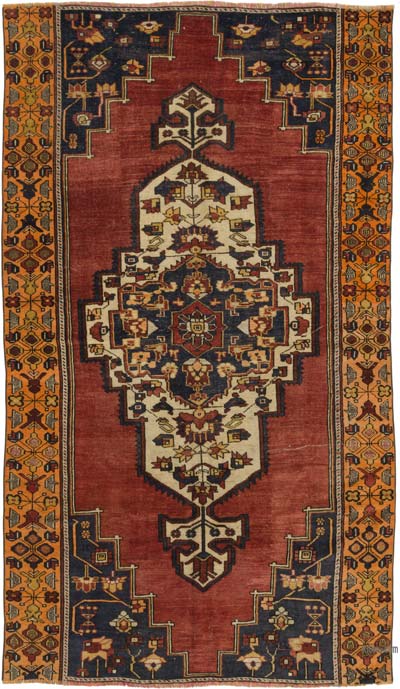 El Dokuma Vintage Halı - 155 cm x 265 cm