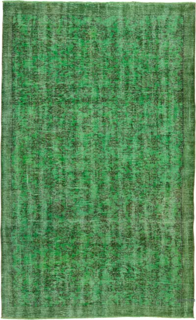 Boyalı El Dokuma Vintage Halı