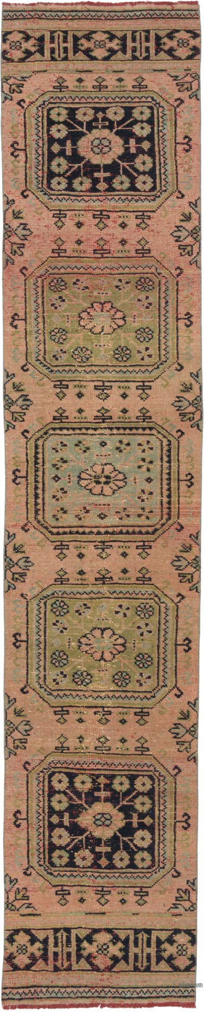 Vintage Anadolu Yolluk - 68 cm x 340 cm