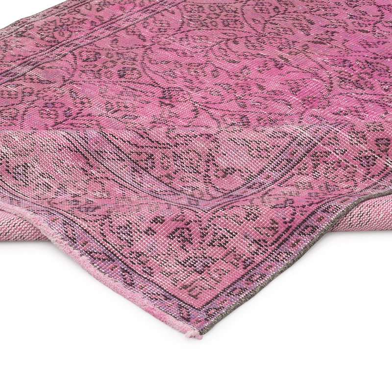 Over-dyed Vintage Hand-Knotted Turkish Rug - K0088120