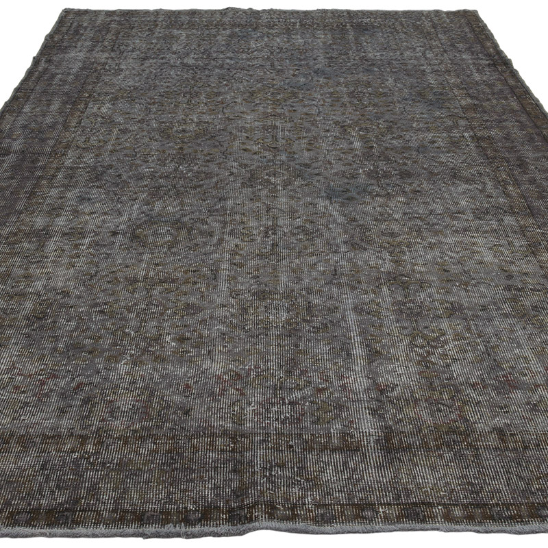 Alfombra Turca Vintage Sobre-teñida - K0088121