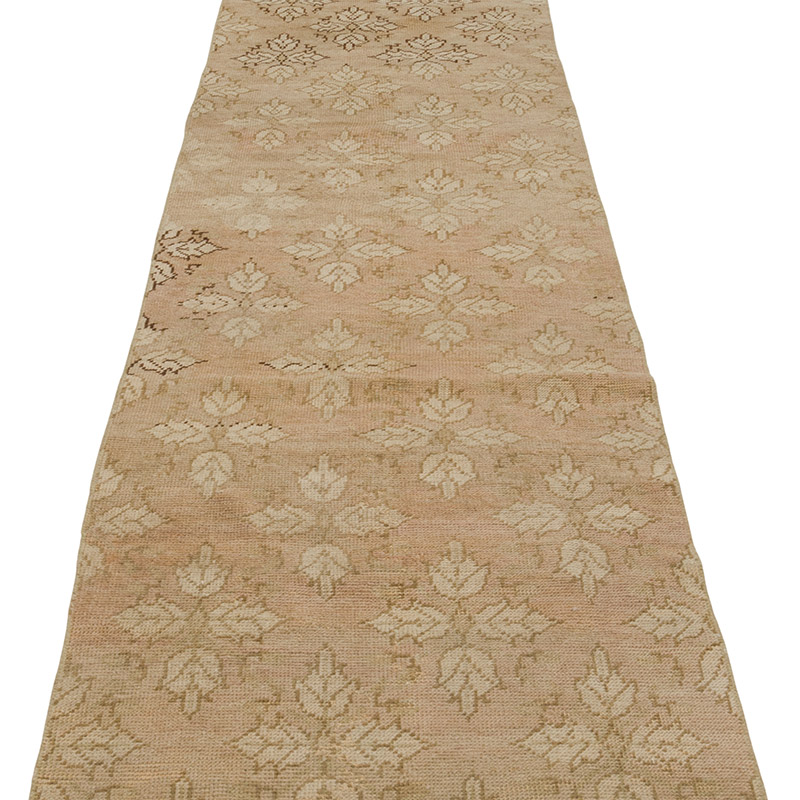 Vintage Turkish Hand-Knotted Runner - 2' 2" x 9' 3" (26" x 111") - K0088123