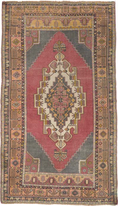 El Dokuma Vintage Halı - 142 cm x 241 cm