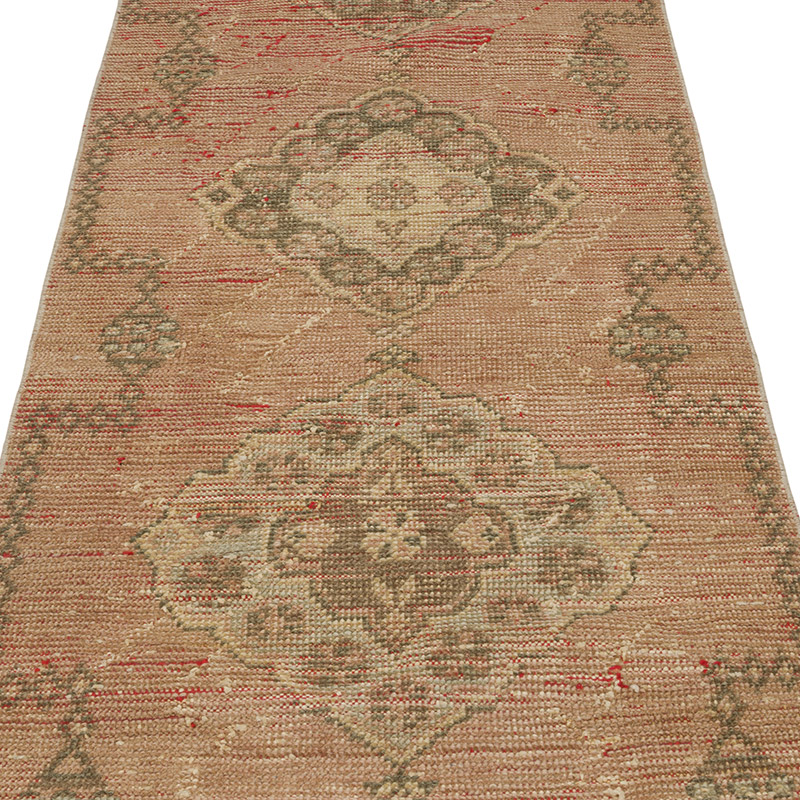 Vintage Turkish Hand-Knotted Runner - 2' 7" x 10' 8" (31" x 128") - K0088127
