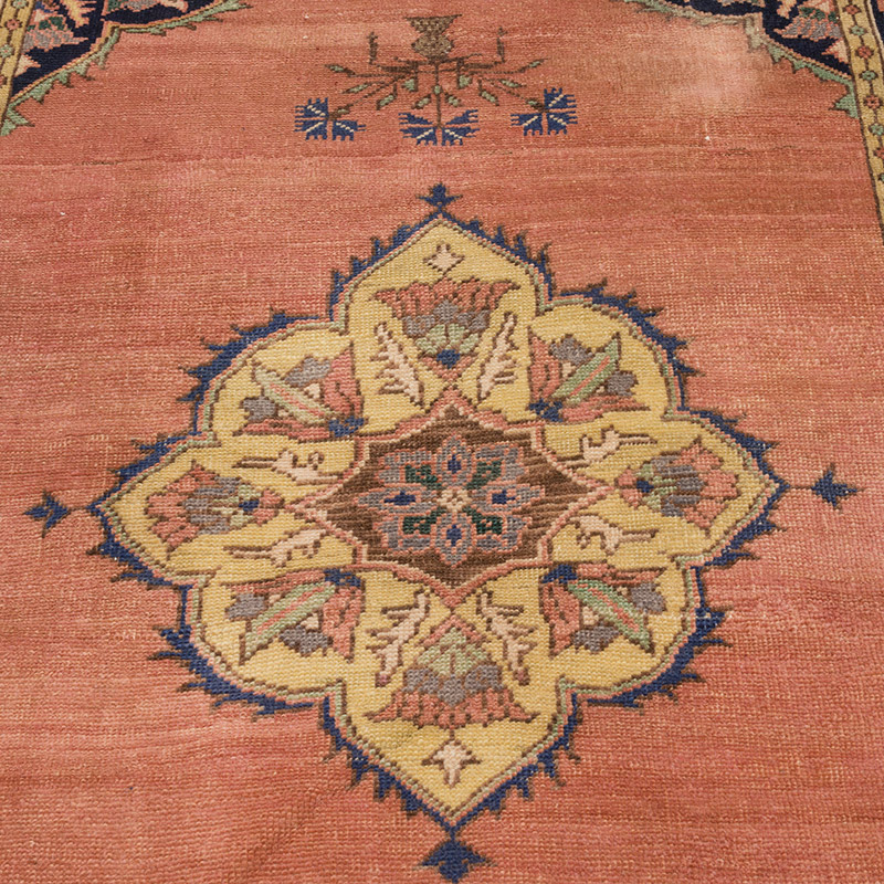 El Dokuma Vintage Halı - 108 cm x 160 cm - K0088130