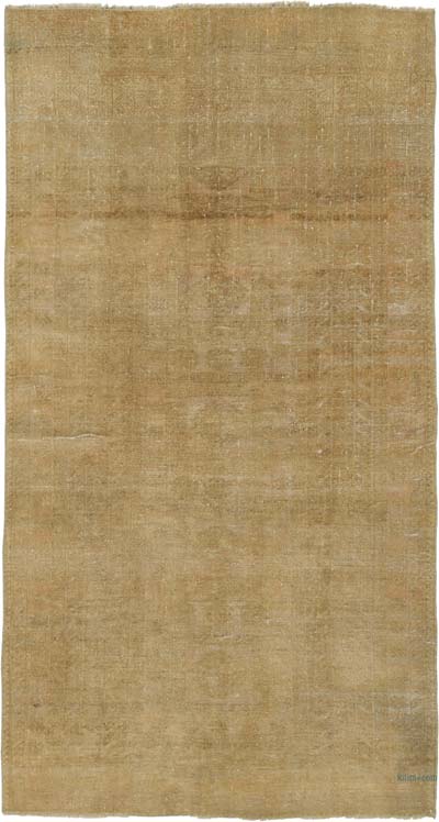 Boyalı El Dokuma Vintage Halı