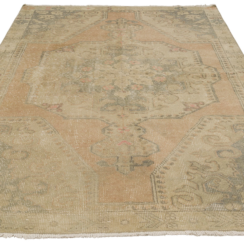 El Dokuma Vintage Halı - 132 cm x 222 cm - K0088134