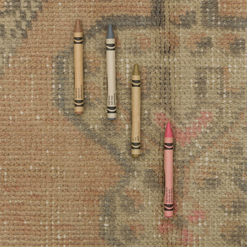 El Dokuma Vintage Halı - 132 cm x 222 cm - K0088134