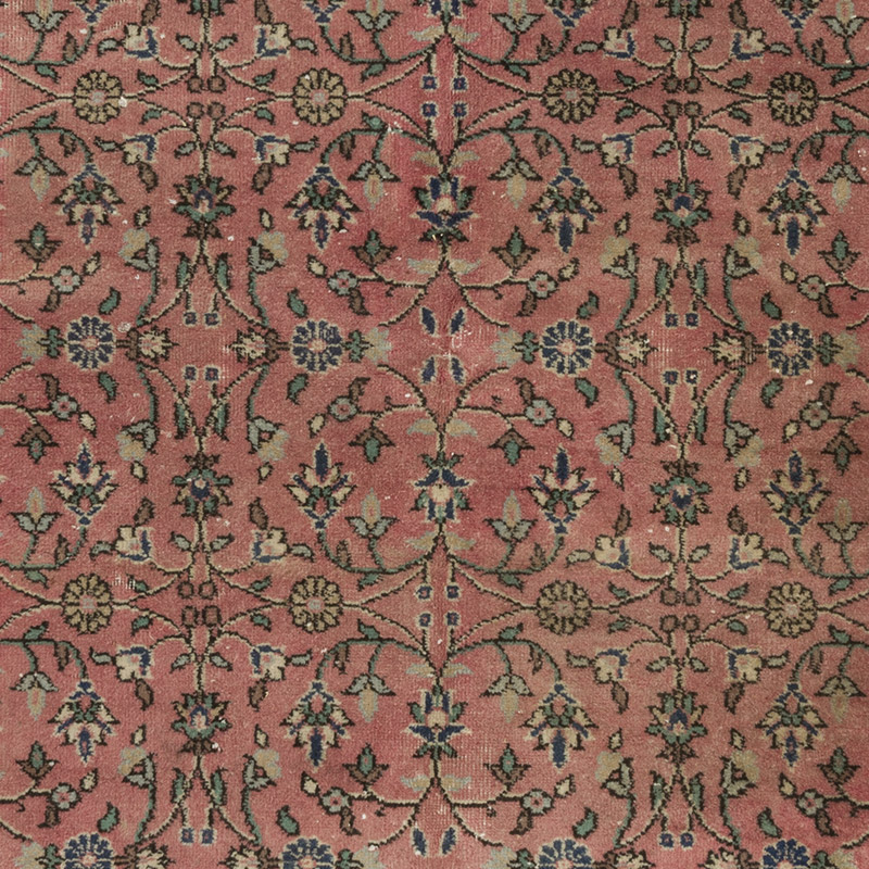 Alfombra Vintage Turca Anudada a Mano - 146 cm x 248 cm - K0088135