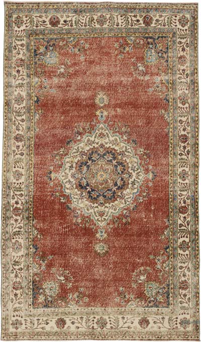 El Dokuma Vintage Halı - 164 cm x 280 cm