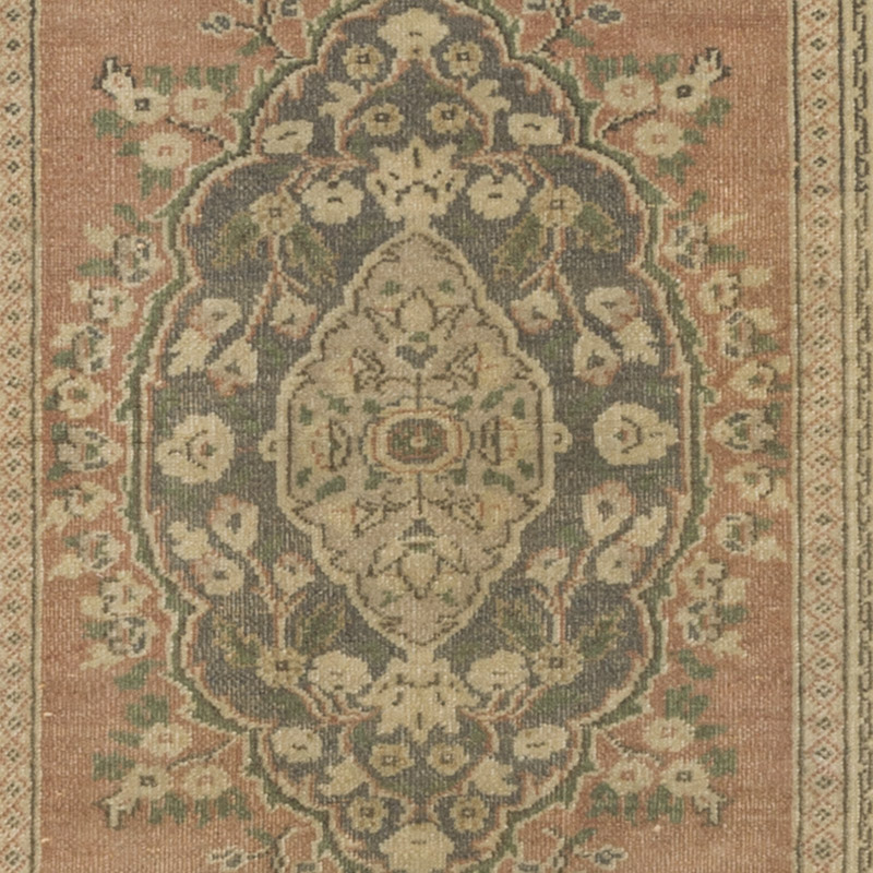 El Dokuma Vintage Halı - 75 cm x 117 cm - K0088137