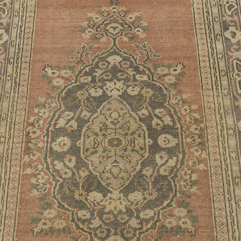 El Dokuma Vintage Halı - 75 cm x 117 cm - K0088137