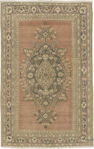 El Dokuma Vintage Halı - 75 cm x 117 cm