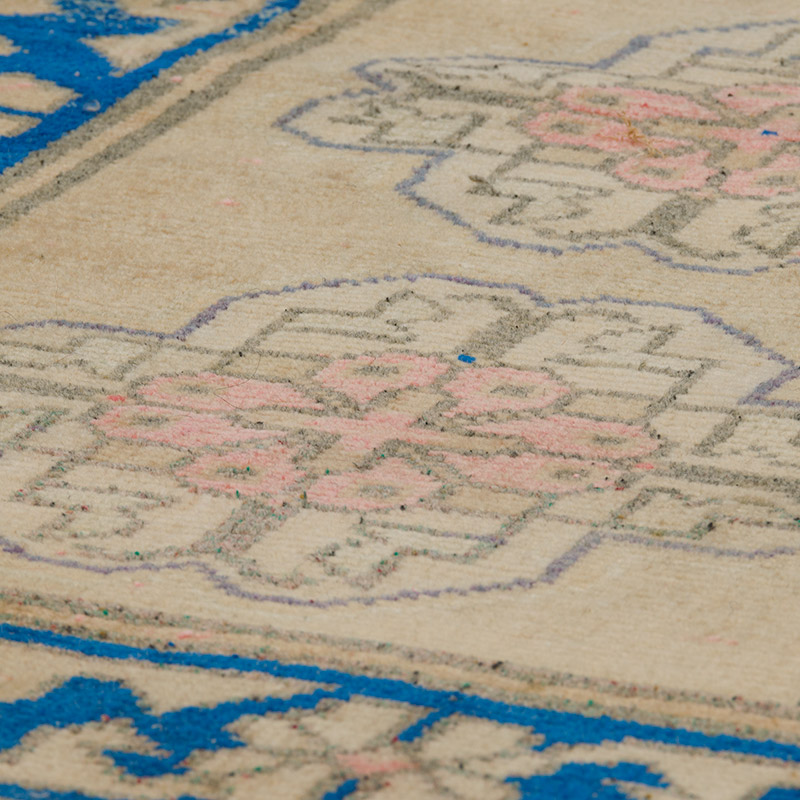 Alfombra Vintage Turca Anudada a Mano - 65 cm x 103 cm - K0088139