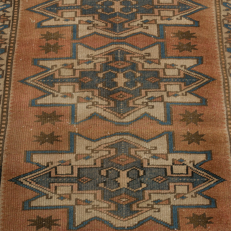 Alfombra Vintage Turca Anudada a Mano - 65 cm x 107 cm - K0088144