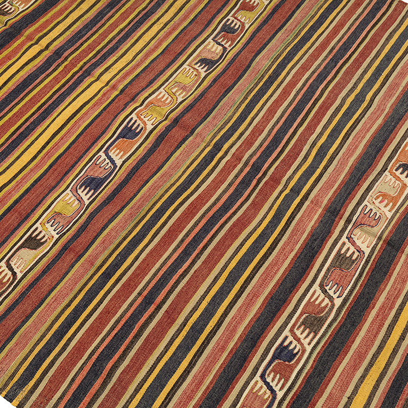 Vintage Konya Kilim Rug - 5' 4" x 7' 3" (64" x 87") - K0088149