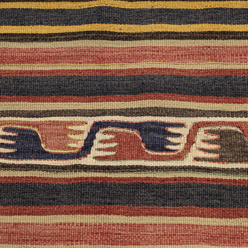 Vintage Konya Kilim Rug - 5' 4" x 7' 3" (64" x 87") - K0088149