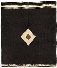 Vintage Siirt Rug - 4' 8" x 5' 6" (56" x 66")